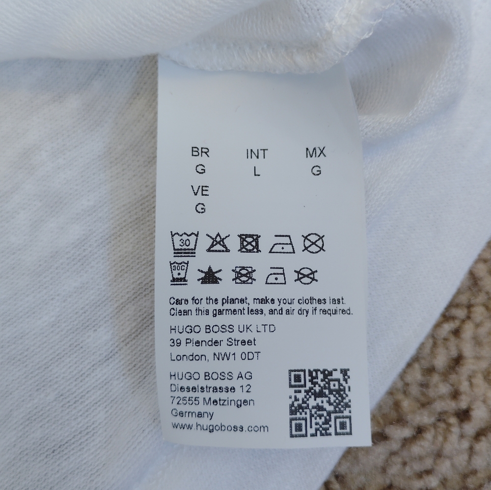 NEW Boss White Polo Shirt - Picture 6 of 6